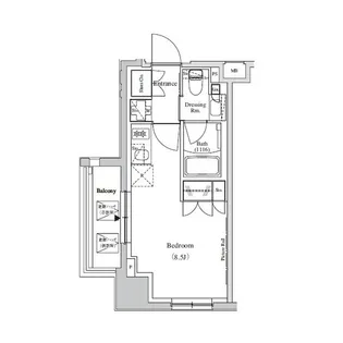 ザ・パークハビオ蕨【10階】の間取り