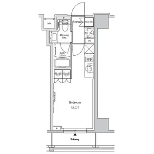 ザ・パークハビオ蕨【5階】の間取り