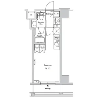 ザ・パークハビオ蕨【6階】の間取り