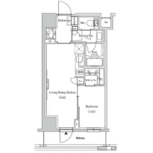 ザ・パークハビオ蕨【5階】の間取り