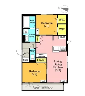 URBAN RESIDENCE【Ⅲ 101号室】の間取り