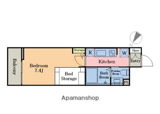 アクシーズ南浦和【3階】の間取り