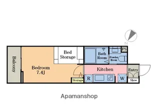 アクシーズ南浦和【3階】の間取り