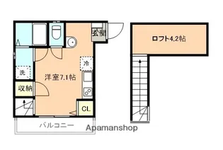 LIBERTA前川3丁目【2階】の間取り