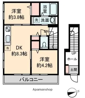 パークハイム【2階】の間取り