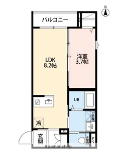 Le petit bonheur蕨【2階】の間取り