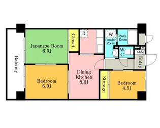 T’S GARDEN蕨Ⅱ【1階】の間取り