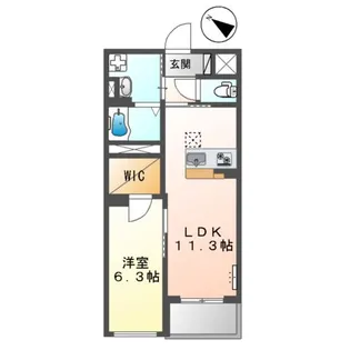 グリーンシャトー【1階】の間取り