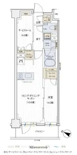 デュオステージ浦和岸町【5階】の間取り