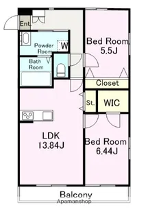 D’CALMERIO浦和【2階】の間取り