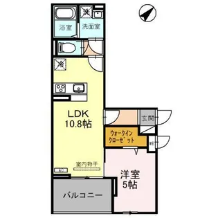 ラポーム北戸田【3階】の間取り