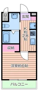 リベルテ東浦和【3階】の間取り