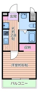 リベルテ東浦和【1階】の間取り