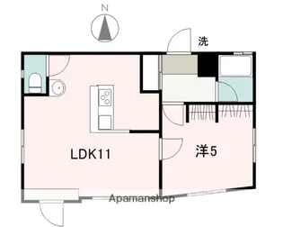 コーポコヤ【1階号室】の間取り