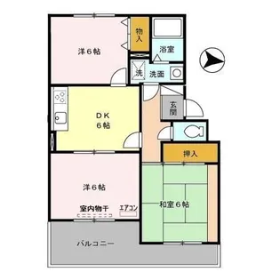 ヴァンベールソフィア【2階】の間取り