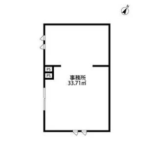 アルモ クレール【店舗号室】の間取り