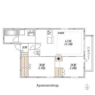 Sorisso浦和【2階】の間取り