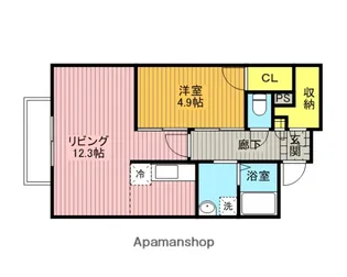アムール567【1階】の間取り