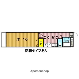 イノビル【208号室】の間取り