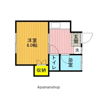 コーポタナカ【202号室】の間取り
