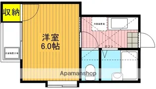 1Kの間取り画像