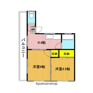 ピアロードマンション【301号室】の間取り