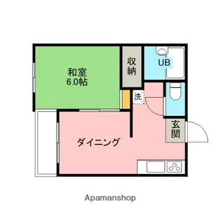 スヤマ蕨ハイツ【203号室】の間取り