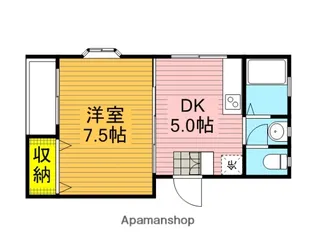 シャトー塚越【3階】の間取り