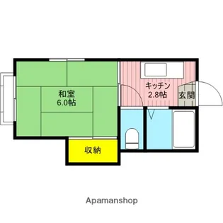 コーポ87【1階】の間取り