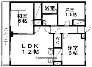 木村ビル【4階】の間取り