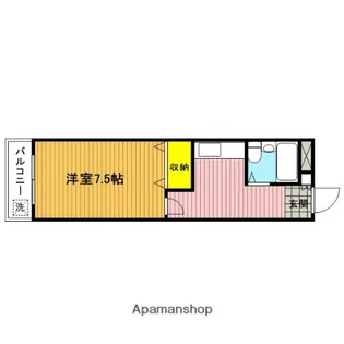 T‘S GARDEN 蕨【209号室】の間取り