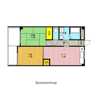さつきハイム【203号室】の間取り