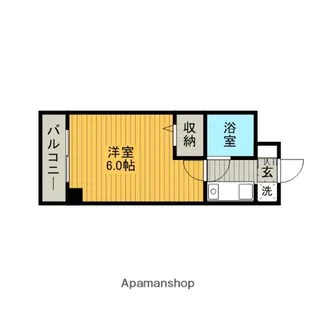 プラネット【6階】の間取り