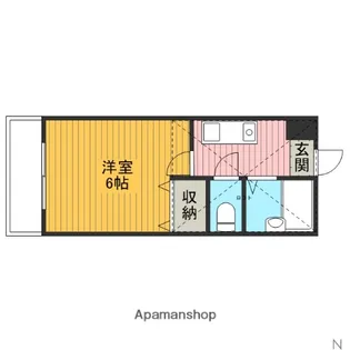 グリーンパレス【2階】の間取り