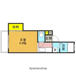 イースト芝【205号室】の間取り