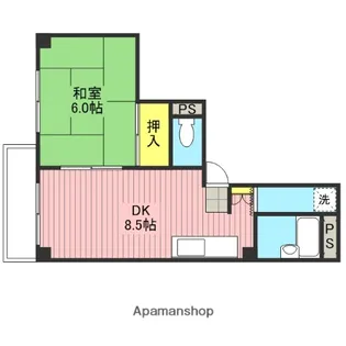 ワラビハウス【2階】の間取り