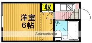 リリーハウス【205号室】の間取り