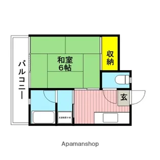 ルミエールICI【203号室】の間取り