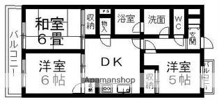 ラ・ティーグル【602号室】の間取り