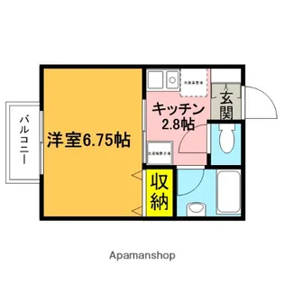 中央コータース二番館【2階】の間取り