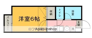 クレール【106号室】の間取り