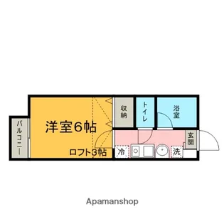 クレール【101号室】の間取り