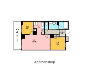 ドゥーエ大宮【12階】の間取り