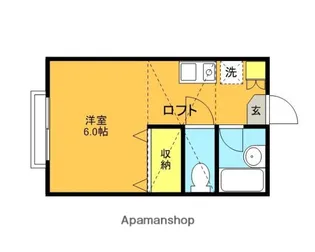 フローレンスⅢ【105号室】の間取り
