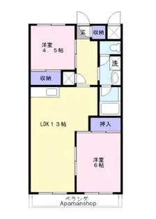 渋谷コート3号館【507号室】の間取り