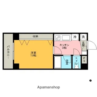 グリーンコート大門【403号室】の間取り