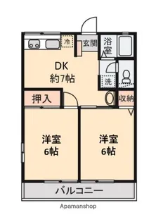 エルデハイム【1階】の間取り