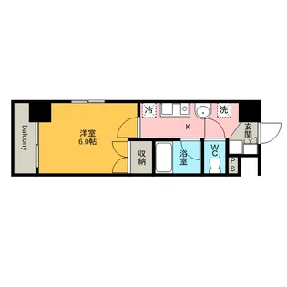スパシエルクス大宮【2階】の間取り