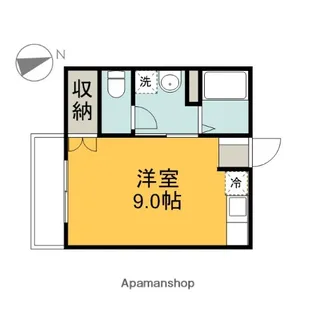 グリーンハイム【201号室】の間取り