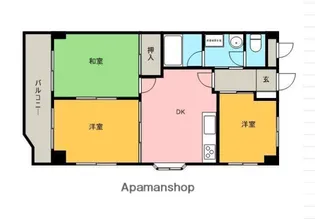 PLENDY大宮七里(旧グリーンパレス七里)【1階】の間取り